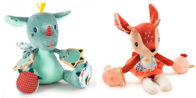 Peluche Stella et Joe multi-activités Lilliputiens